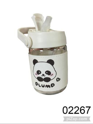 Imagen de VASO VIDRIO C/PICO Y BOMBILLA 1.25